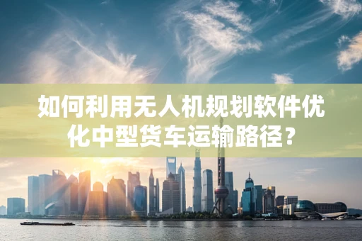 如何利用无人机规划软件优化中型货车运输路径？