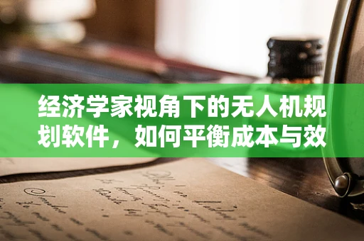经济学家视角下的无人机规划软件，如何平衡成本与效益？
