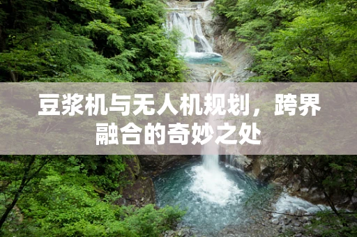 豆浆机与无人机规划，跨界融合的奇妙之处