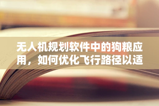 无人机规划软件中的狗粮应用，如何优化飞行路径以适应宠物运输？
