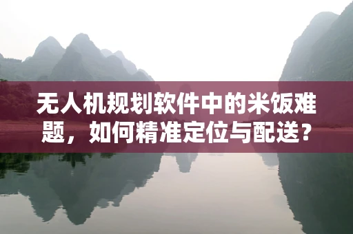 无人机规划软件中的米饭难题，如何精准定位与配送？