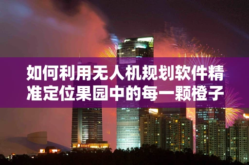 如何利用无人机规划软件精准定位果园中的每一颗橙子？