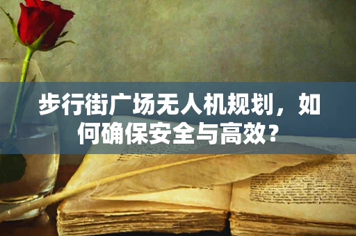 步行街广场无人机规划，如何确保安全与高效？