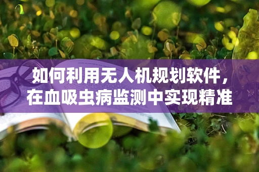 如何利用无人机规划软件，在血吸虫病监测中实现精准高效？