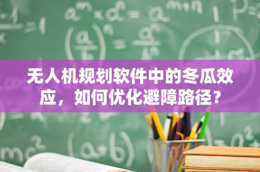 无人机规划软件中的冬瓜效应，如何优化避障路径？