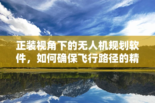 正装视角下的无人机规划软件，如何确保飞行路径的精确与安全？