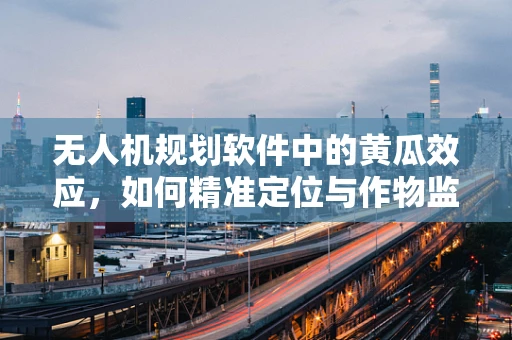 无人机规划软件中的黄瓜效应，如何精准定位与作物监测？