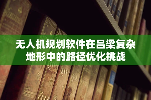 无人机规划软件在吕梁复杂地形中的路径优化挑战