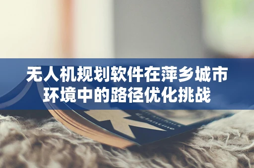 无人机规划软件在萍乡城市环境中的路径优化挑战