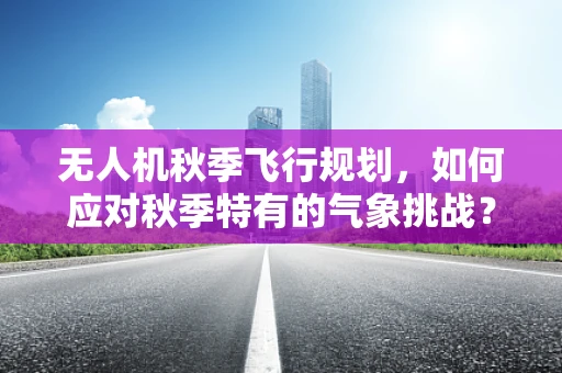 无人机秋季飞行规划，如何应对秋季特有的气象挑战？