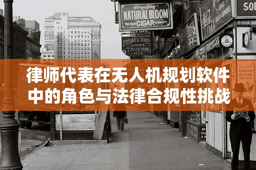 律师代表在无人机规划软件中的角色与法律合规性挑战