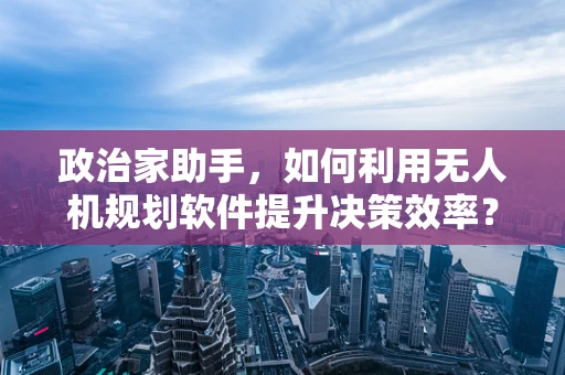 政治家助手，如何利用无人机规划软件提升决策效率？