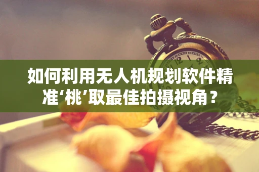 如何利用无人机规划软件精准‘桃’取最佳拍摄视角？