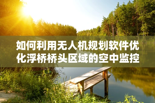 如何利用无人机规划软件优化浮桥桥头区域的空中监控与巡检？