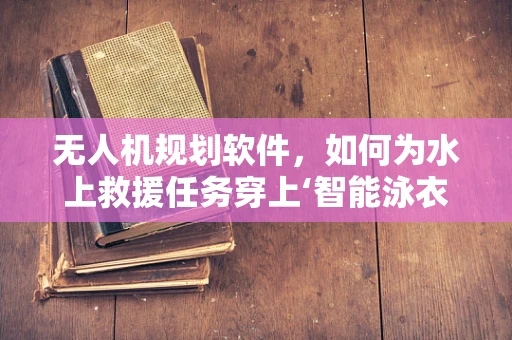 无人机规划软件，如何为水上救援任务穿上‘智能泳衣’？