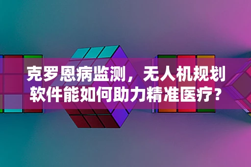 克罗恩病监测，无人机规划软件能如何助力精准医疗？