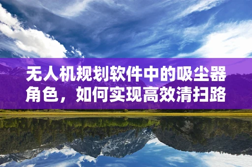 无人机规划软件中的吸尘器角色，如何实现高效清扫路径规划？
