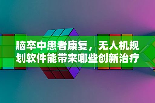脑卒中患者康复，无人机规划软件能带来哪些创新治疗视角？