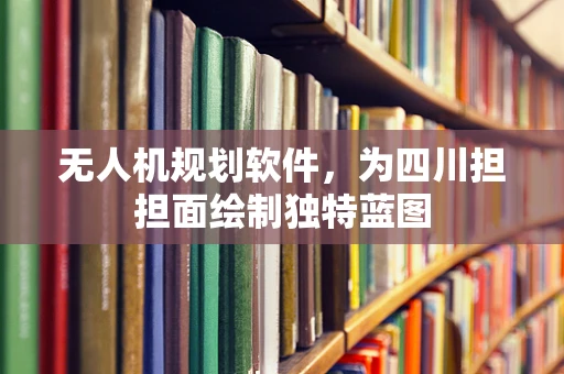 无人机规划软件，为四川担担面绘制独特蓝图