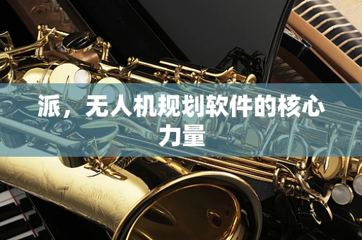 派，无人机规划软件的核心力量