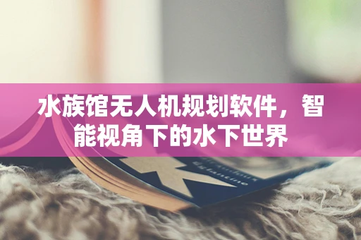 水族馆无人机规划软件，智能视角下的水下世界