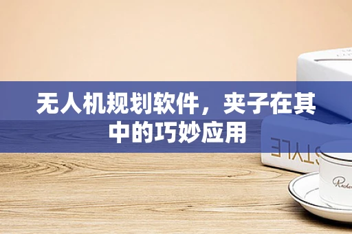 无人机规划软件，夹子在其中的巧妙应用
