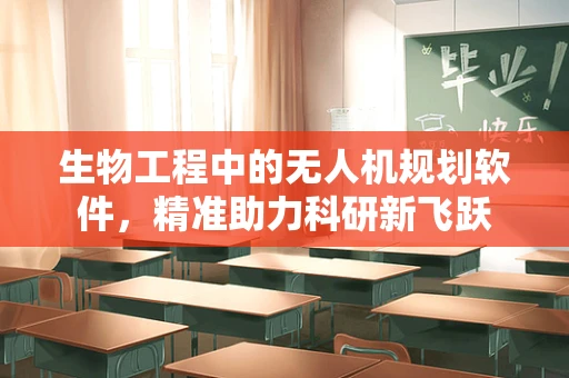 生物工程中的无人机规划软件，精准助力科研新飞跃