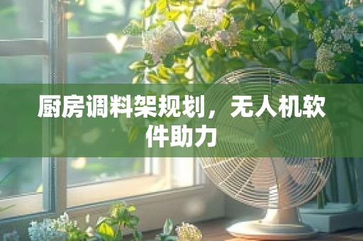 厨房调料架规划，无人机软件助力