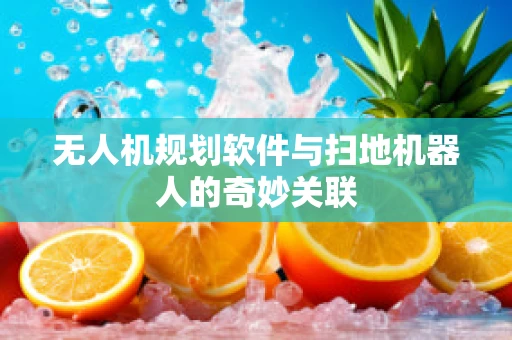 无人机规划软件与扫地机器人的奇妙关联
