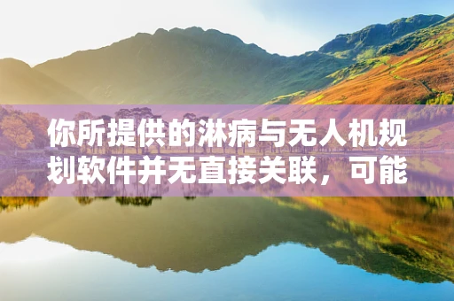 你所提供的淋病与无人机规划软件并无直接关联，可能存在错误信息，以下是按照正确逻辑为你生成的关于无人机规划软件的文章