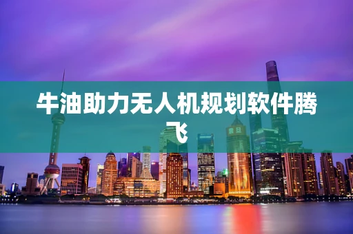 牛油助力无人机规划软件腾飞