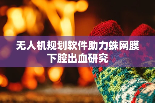 无人机规划软件助力蛛网膜下腔出血研究