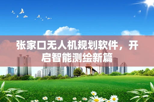 张家口无人机规划软件，开启智能测绘新篇