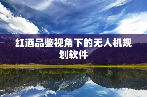 红酒品鉴视角下的无人机规划软件