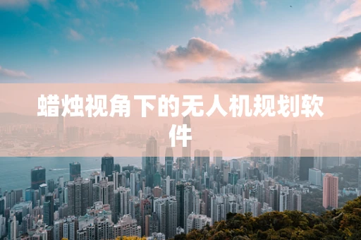 蜡烛视角下的无人机规划软件