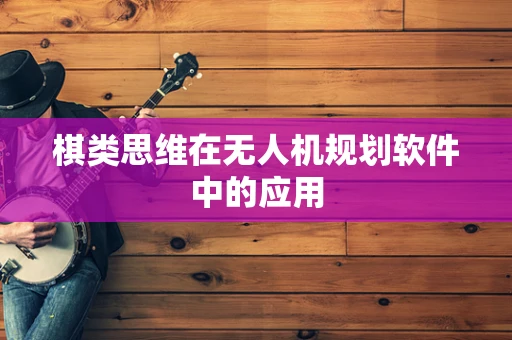 棋类思维在无人机规划软件中的应用