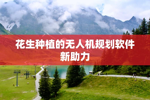 花生种植的无人机规划软件新助力