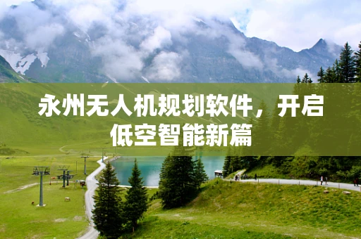 永州无人机规划软件，开启低空智能新篇