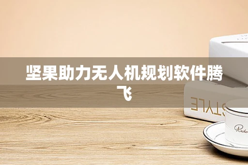 坚果助力无人机规划软件腾飞