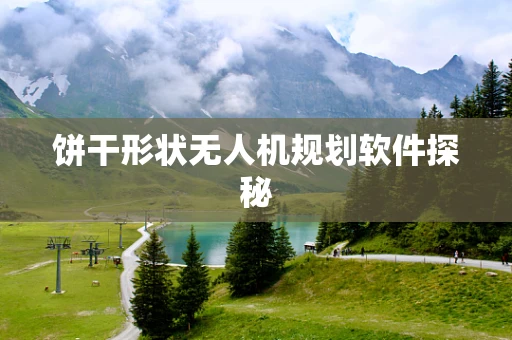 饼干形状无人机规划软件探秘