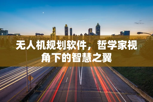 无人机规划软件，哲学家视角下的智慧之翼