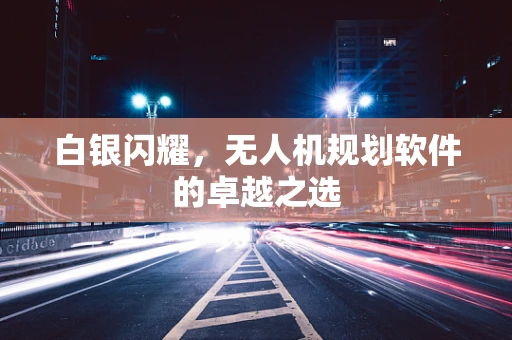 白银闪耀，无人机规划软件的卓越之选
