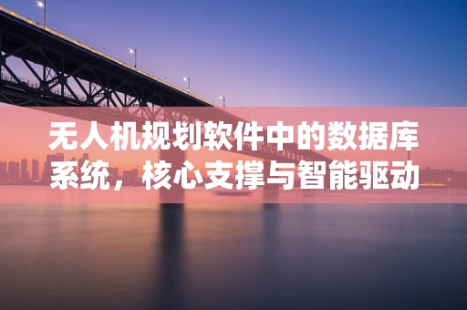 无人机规划软件中的数据库系统，核心支撑与智能驱动