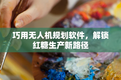巧用无人机规划软件，解锁红糖生产新路径