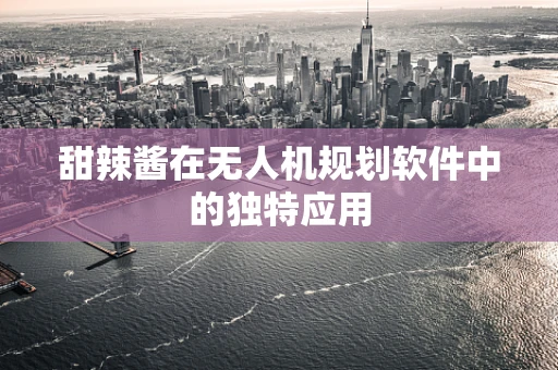 甜辣酱在无人机规划软件中的独特应用