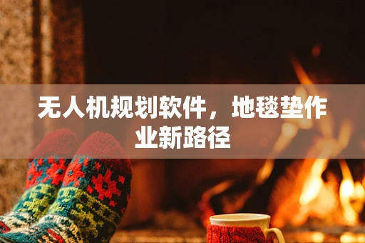 无人机规划软件，地毯垫作业新路径