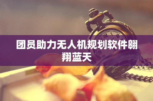 团员助力无人机规划软件翱翔蓝天