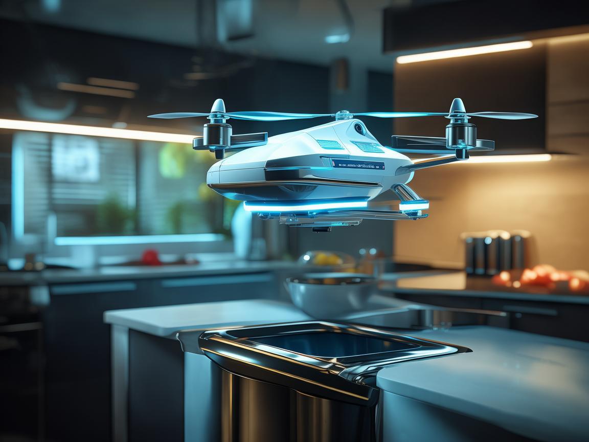 无人机规划软件助力厨房垃圾处理器应用