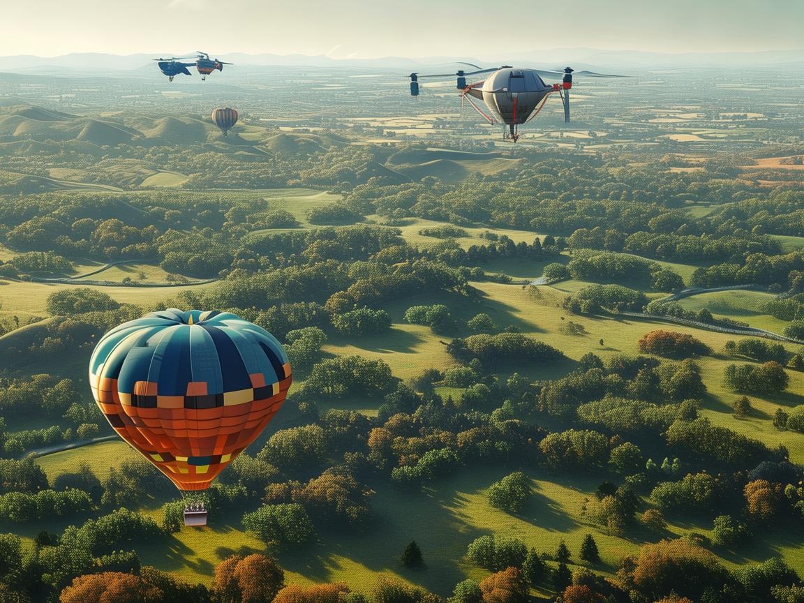 无人机规划软件助力热气球飞行探秘