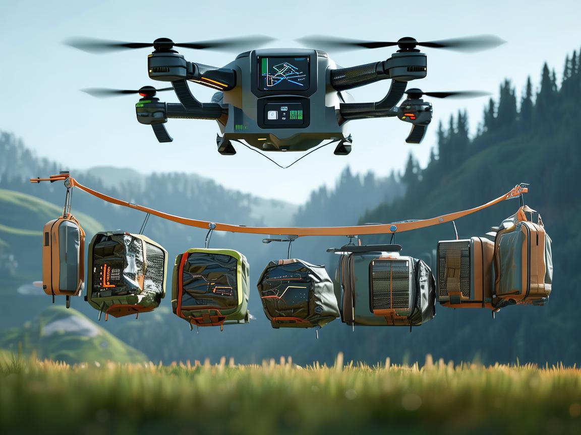 无人机规划软件，开启悬挂式储物袋新应用篇章